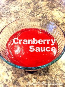 Cranberry Sauce 1