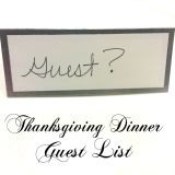 Thanksgiving Dinner Guest List